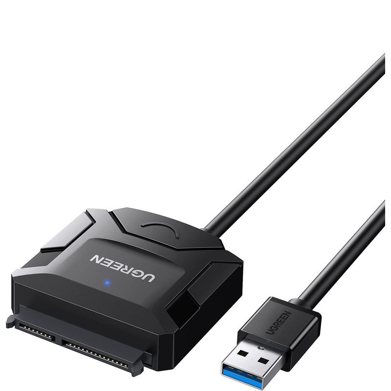 UGREEN - Cable Adaptador Sata A USB 3.0 Disco Duro 2,5/3,5 HDD SDD