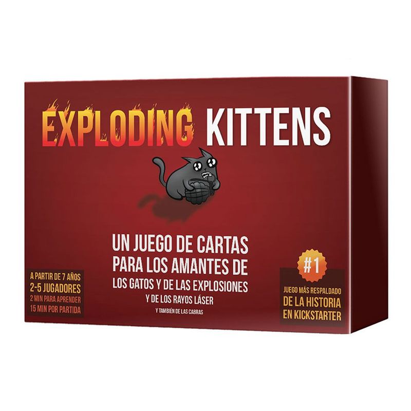 ASMODEE - Juego de Mesa Exploding Kittens