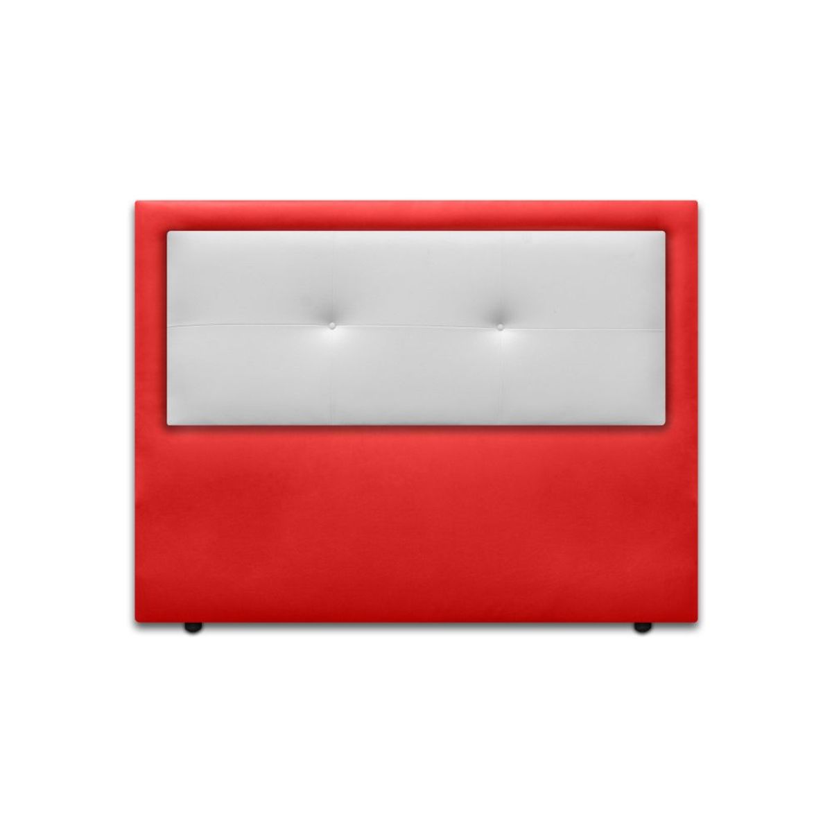 MAGIC CLASS - CABECERO JINGLE DE PISO160X120 ECOCUERO ROJO