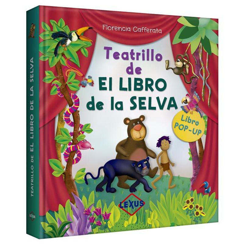 LEXUS - Libro Pop Up El Libro De La Selva Cuento Infantil Niños Bebe