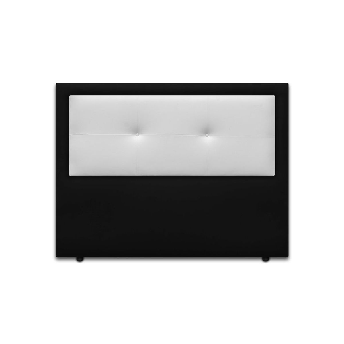 MAGIC CLASS - CABECERO JINGLE DE PISO200X120 ECOCUERO NEGRO