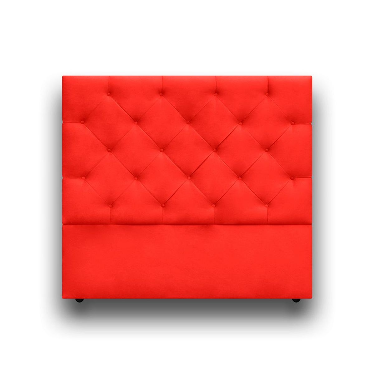 MAGIC CLASS - CABECERO LONDON DE PISO90X120 MICROFIBRA ROJO