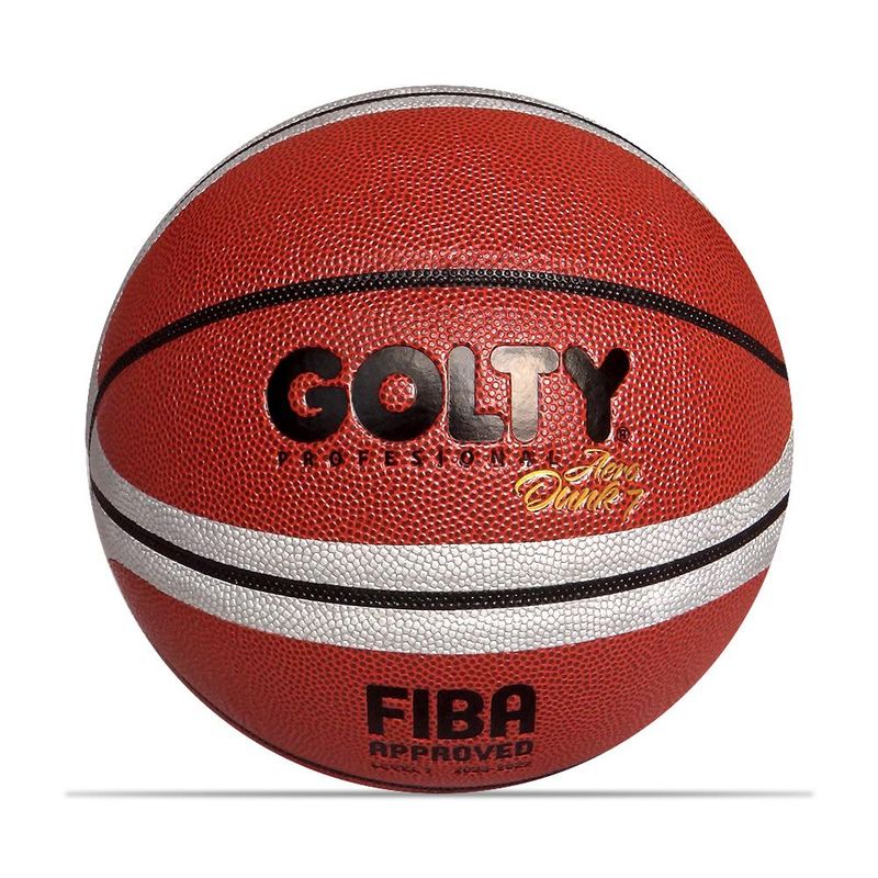 GOLTY - Balón Baloncesto Golty Profesional Aero No. 7-Marron/Plata