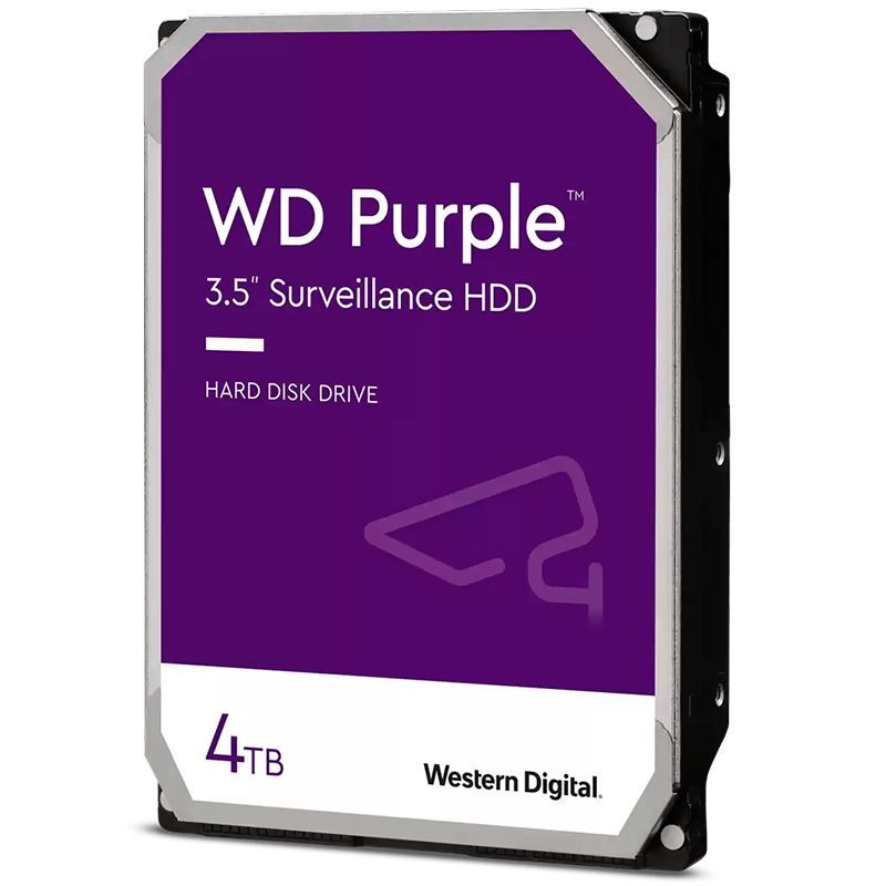 WESTERN DIGITAL - Disco Duro PC Western Digital 4TB Purple DVR