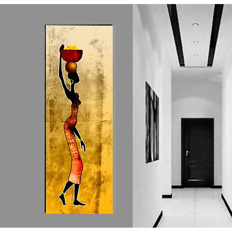 GENERICO - Cuadro Vertical Con Marco MDF Imagen Digital vinilo adhesivo 70x25cm