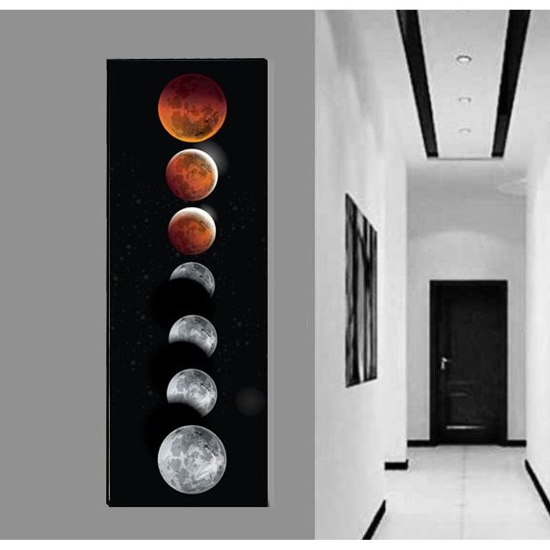 GENERICO - Cuadro Vertical Con Marco MDF Imagen Digital vinilo adhesivo 70x25cm
