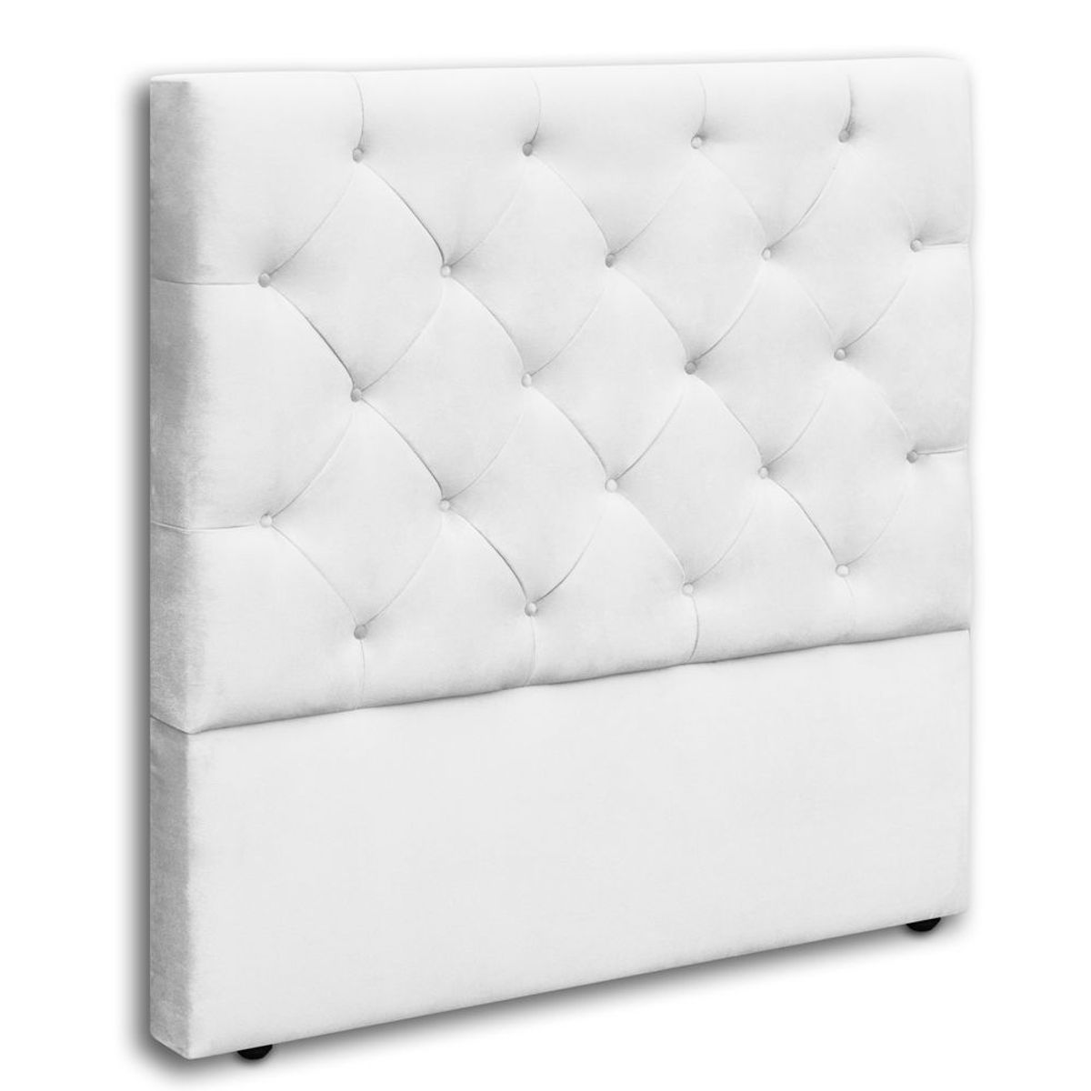 MAGIC CLASS - CABECERO LONDON DE PISO140X120 ECOCUERO BLANCO