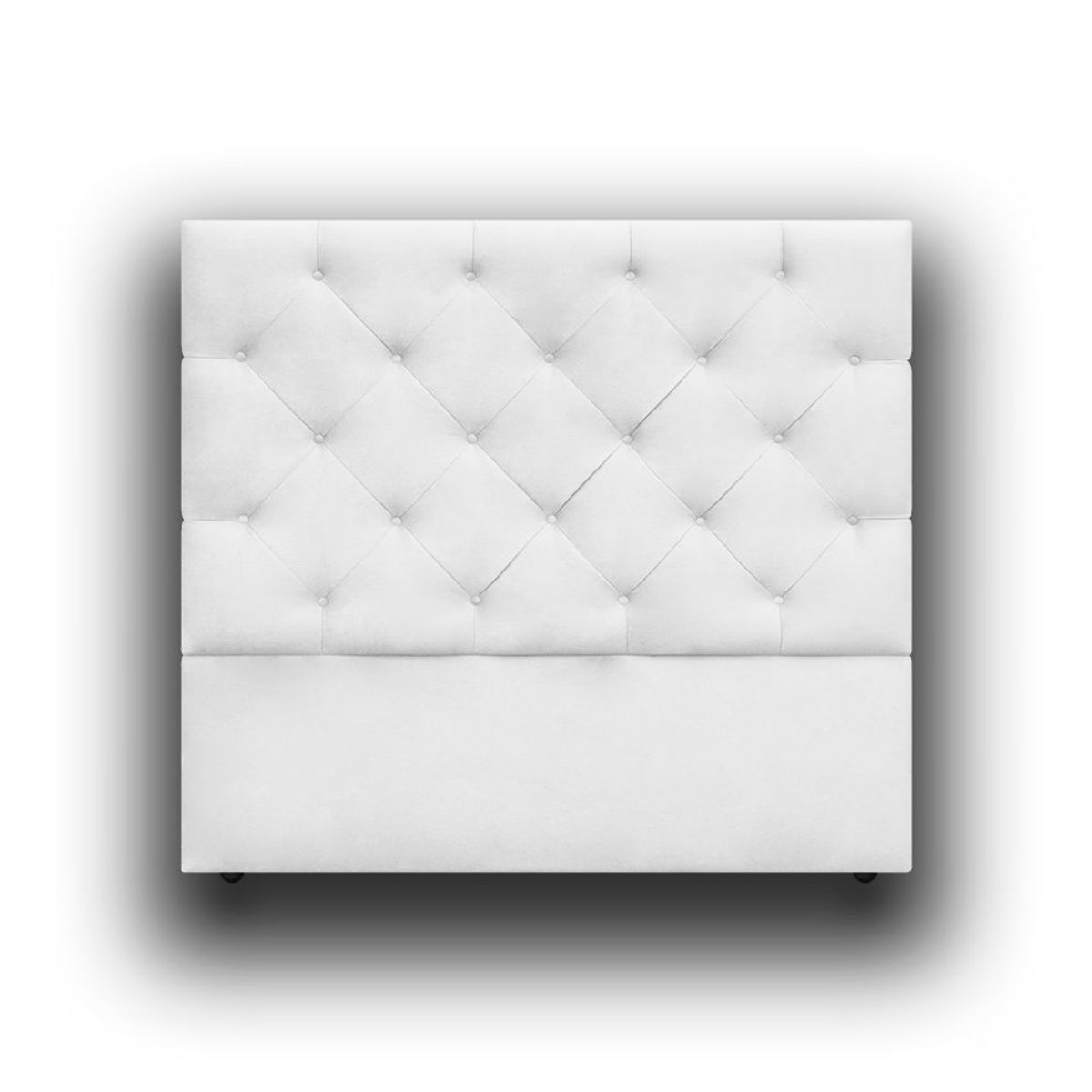 MAGIC CLASS - CABECERO LONDON DE PISO140X120 ECOCUERO BLANCO