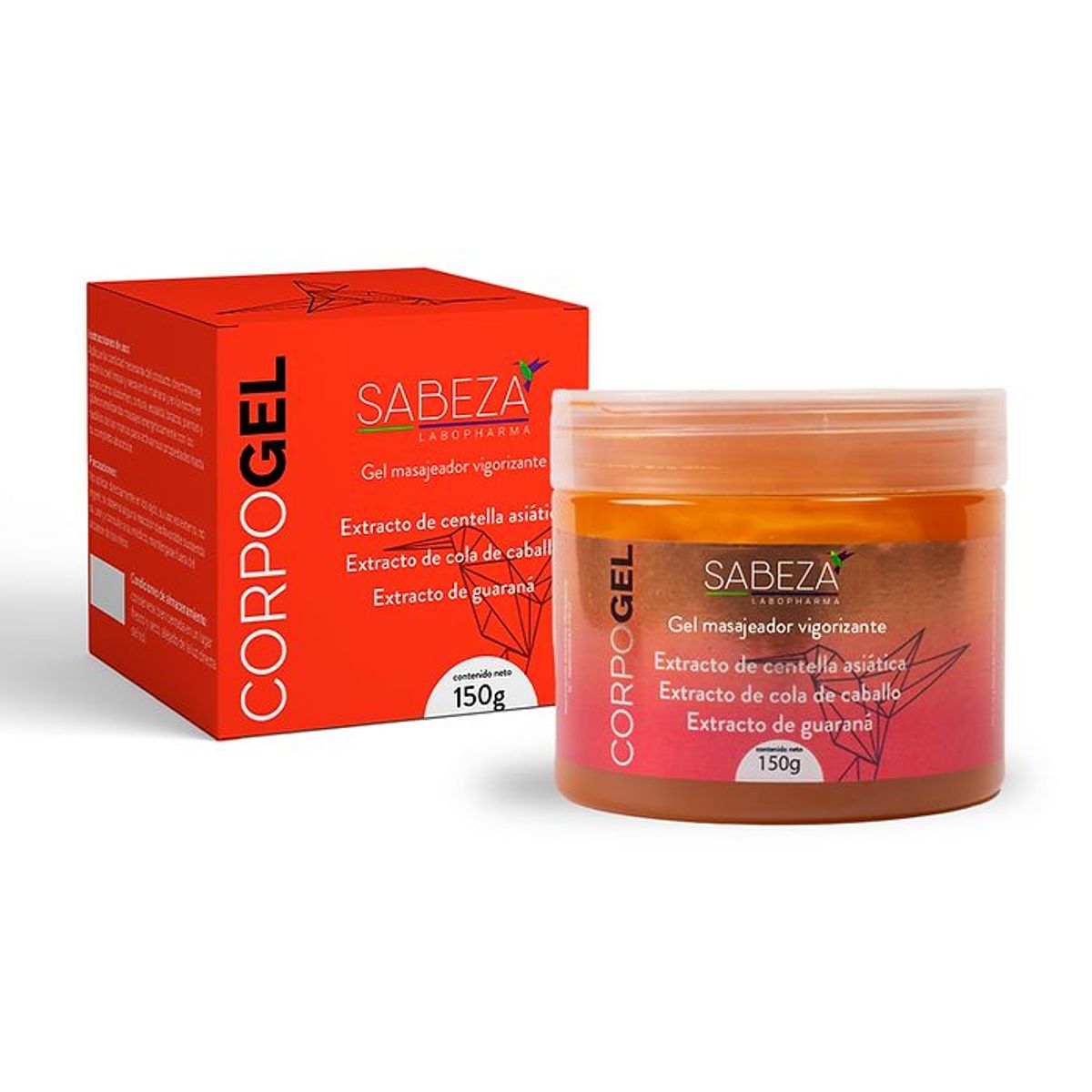 GENERICO - GEL MASAJEADOR VIGORIZANTE CORPOGEL 150 gr