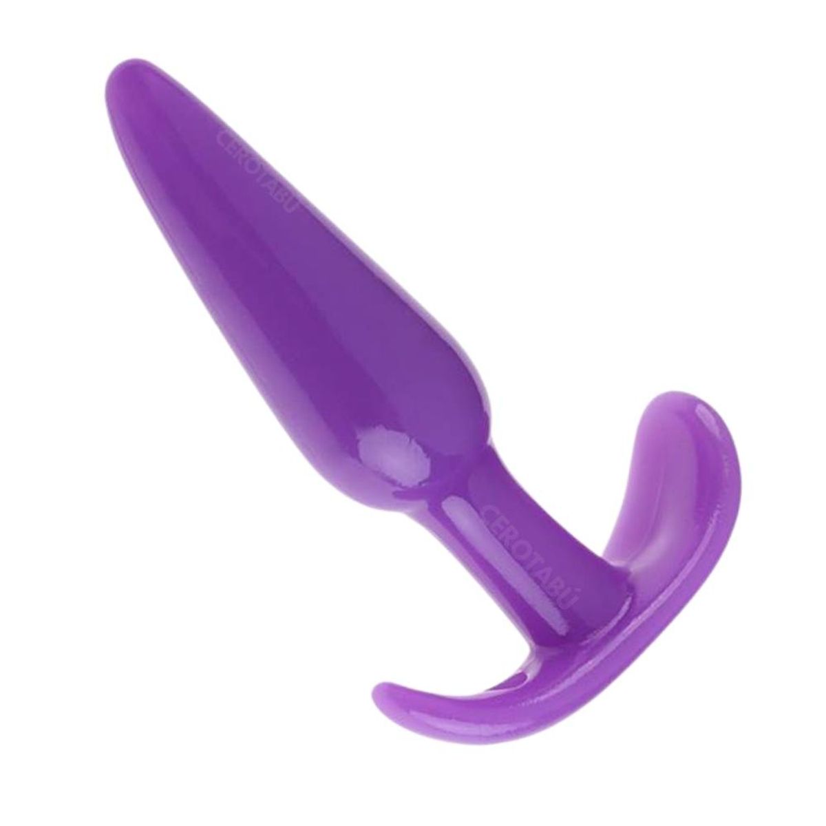 GENERICO - Plug Anal Silicona Dilatador Dildo Acostumbrador Flexible Morado