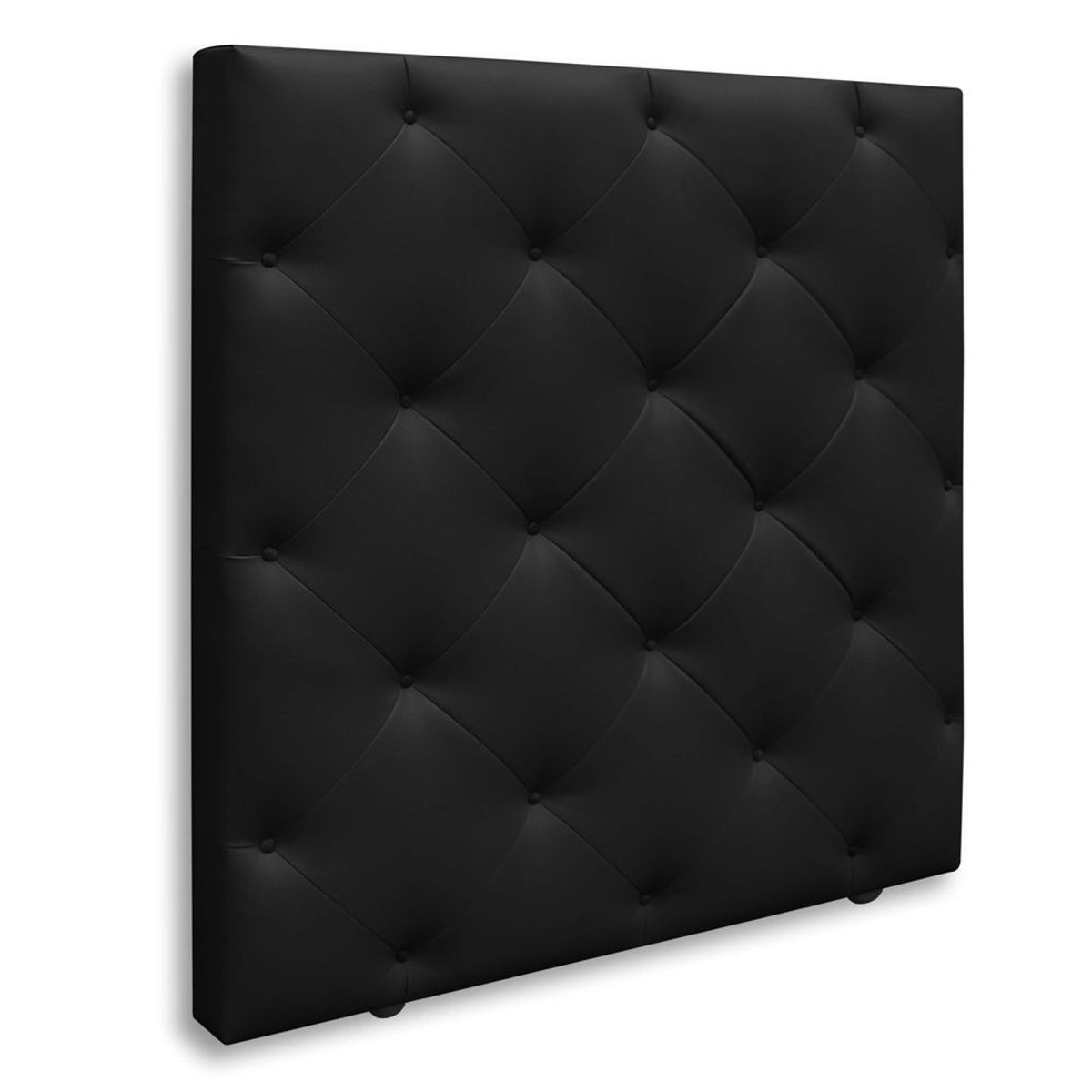 MAGIC CLASS - CABECERO DIAMOND PARA PISO120X120 MICROFIBRA NEGRO