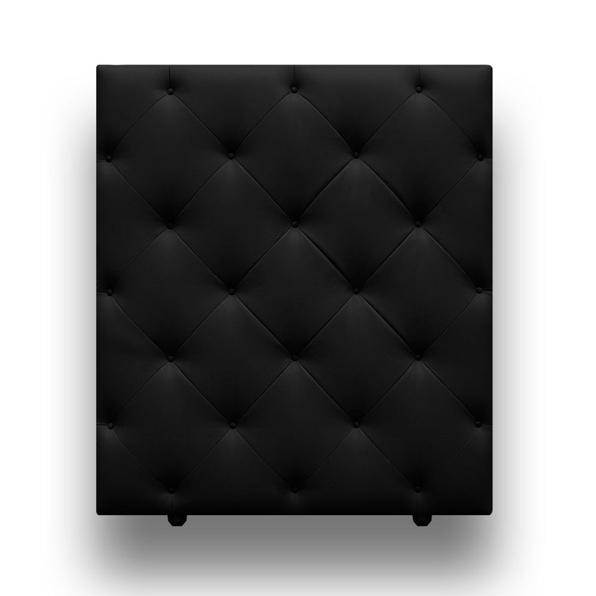 MAGIC CLASS - CABECERO DIAMOND PARA PISO120X120 MICROFIBRA NEGRO