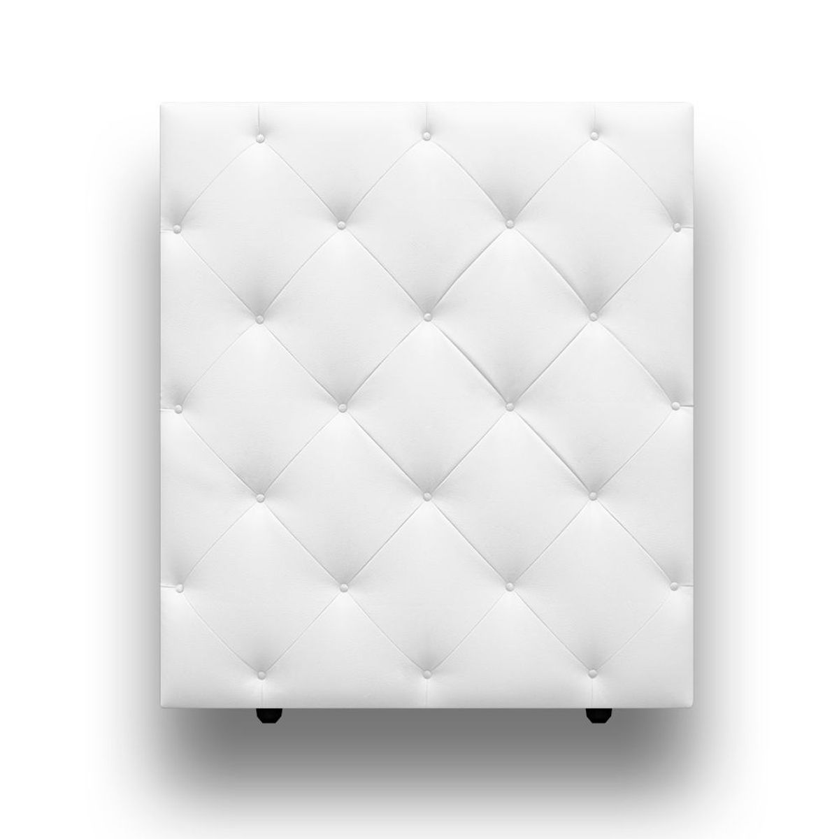 MAGIC CLASS - CABECERO DIAMOND PARA PISO140X120 MICROFIBRA BLANCO