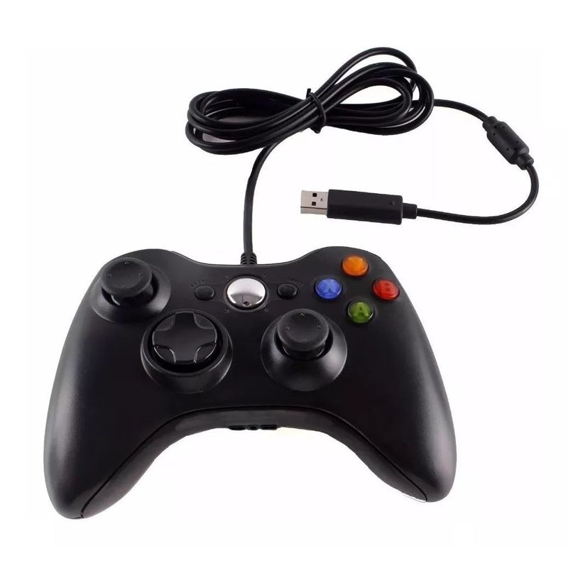 GENERICO - Gamepad Usb Control Para Pc Para Juegos Negro