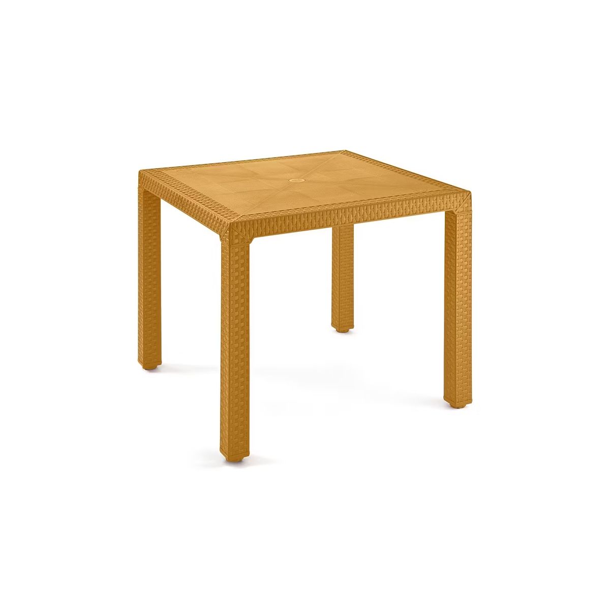 RIMAX - Mesa Eterna Cuadrada Rimax Amarillo Mostaza