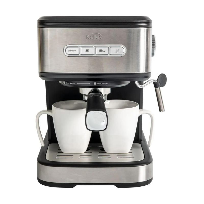 KALLEY - Cafetera Expresso Kalley K-Ex Negra