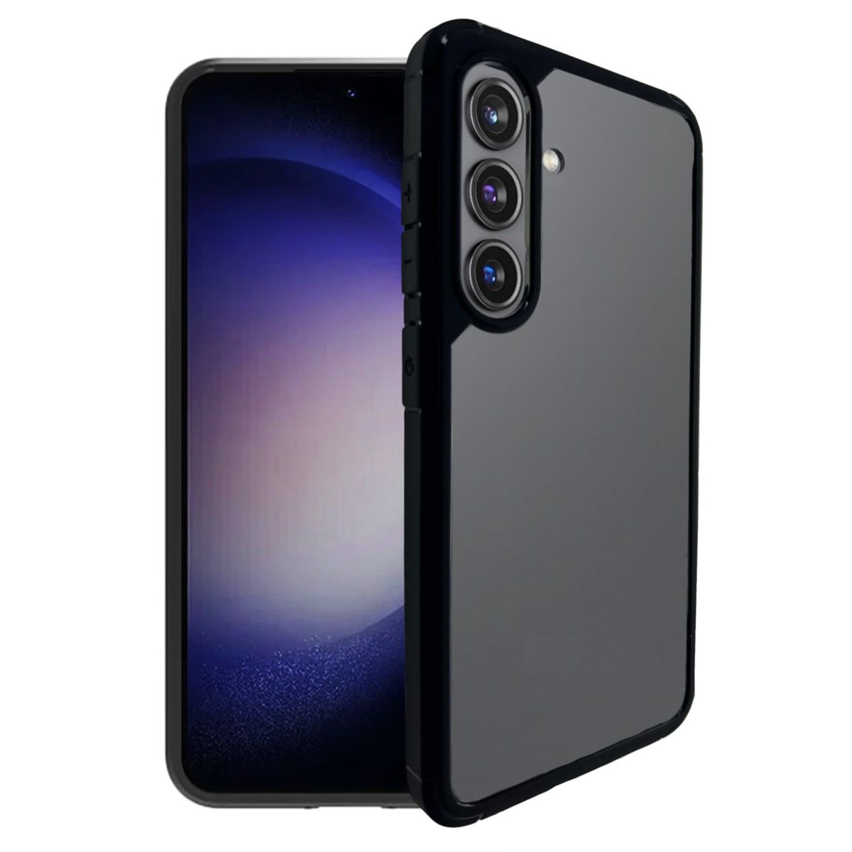 GENERICO - Funda Estuche Case Rígido Compatible Con Samsung S24 Negro