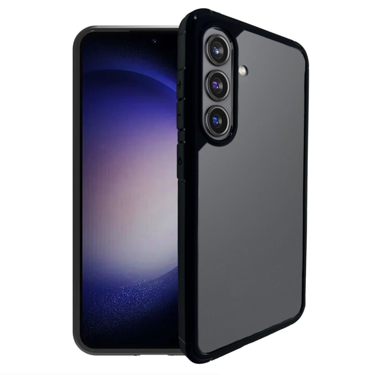 GENERICO - Funda Estuche Case Rígido Compatible Con Samsung S24 Negro