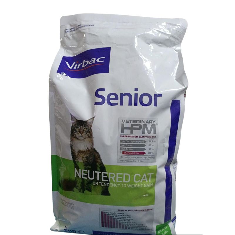 VIRBAC - HPM Senior Neutered Cat 3 kg