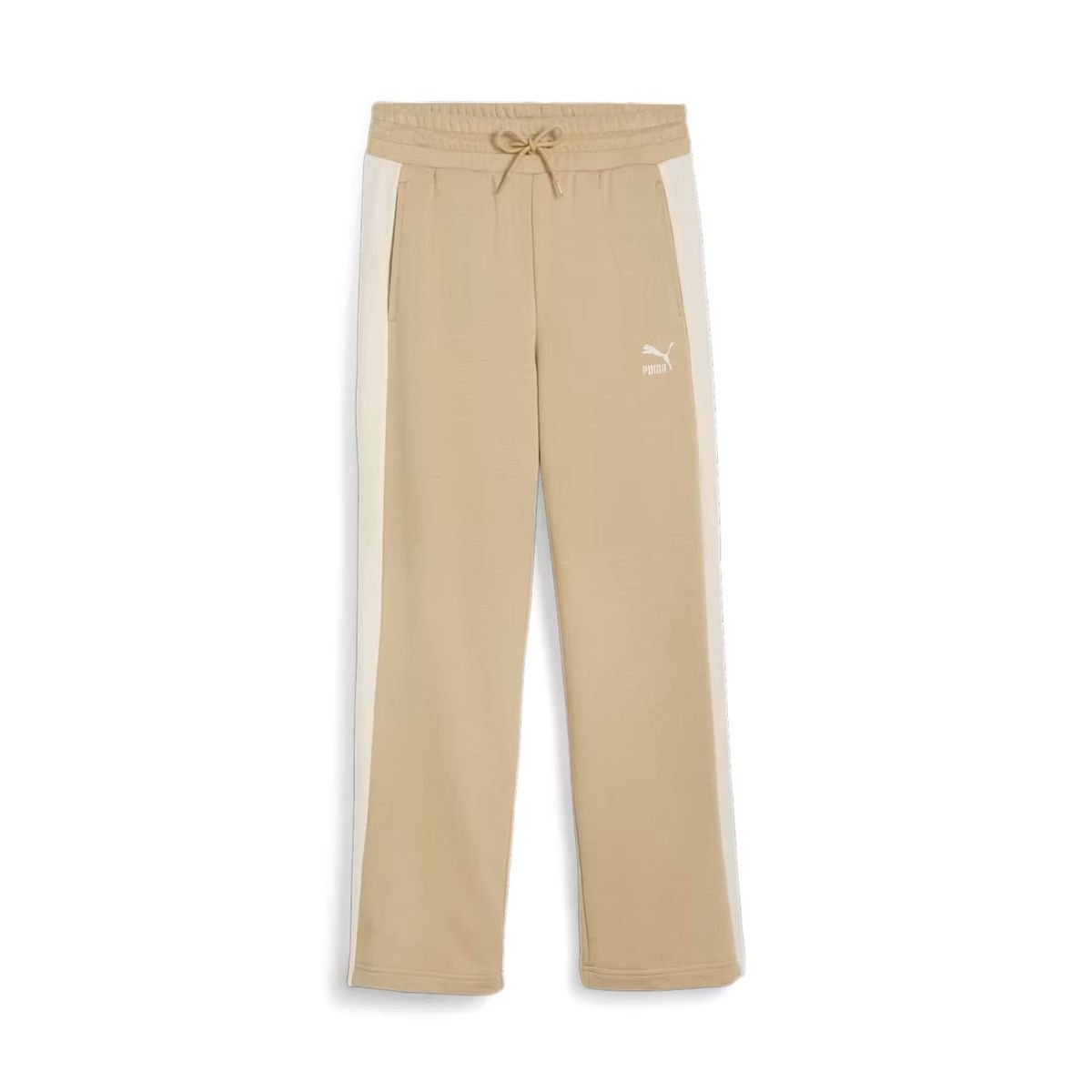PUMA - Pantalon recto Puma para mujer Beige ICONIC T7 625411-83