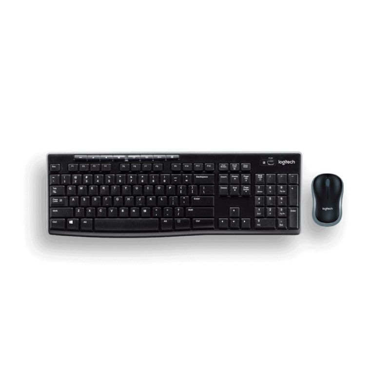 LOGITECH - Combo Logitech Teclado + Mouse Mk270 Inalámbrico