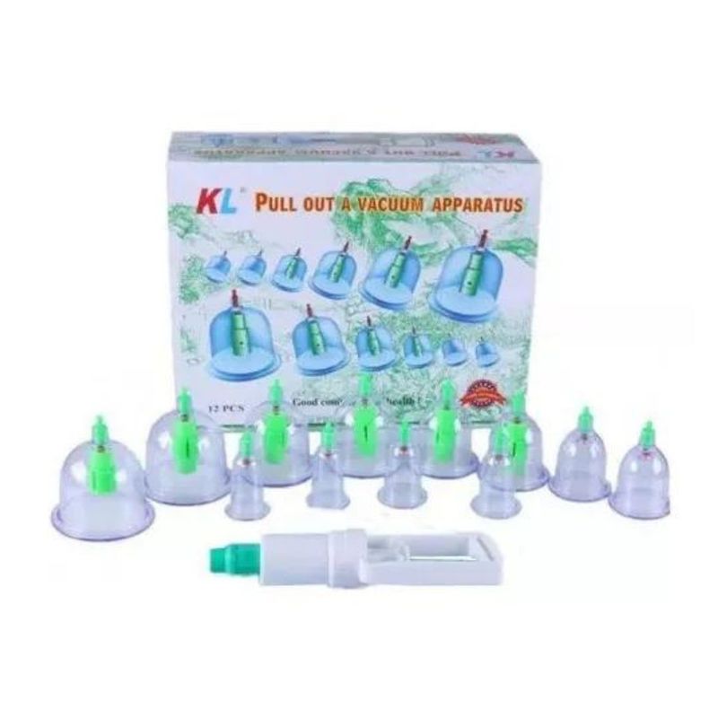 GENERICO - Vacumterapia con Ventosas Chinas Set X12