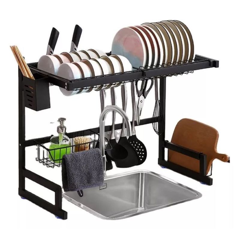 ZHOPI CO - Escurridor De Platos Platero Metalico Organizador Lavaplatos