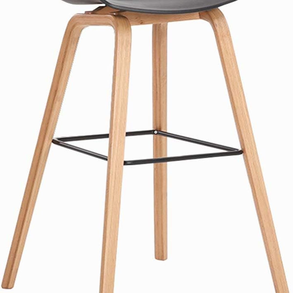 MOBLIHOUSE - Set X5 Silla De Bar Nórdica Ferrara Negra