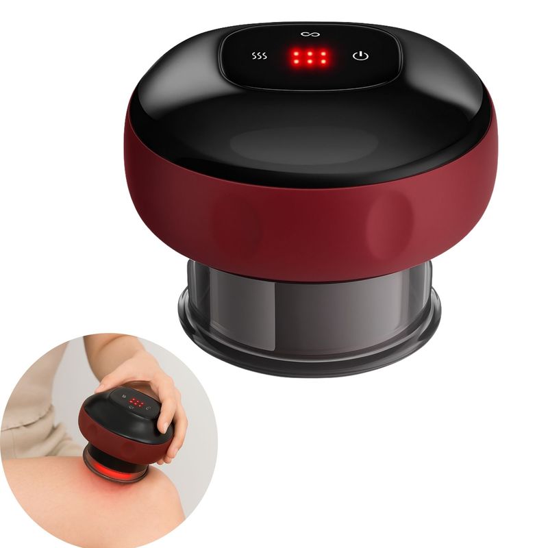 GENERICO - Mini Masajeador Electrico De Ventosas Succión Al Vacío