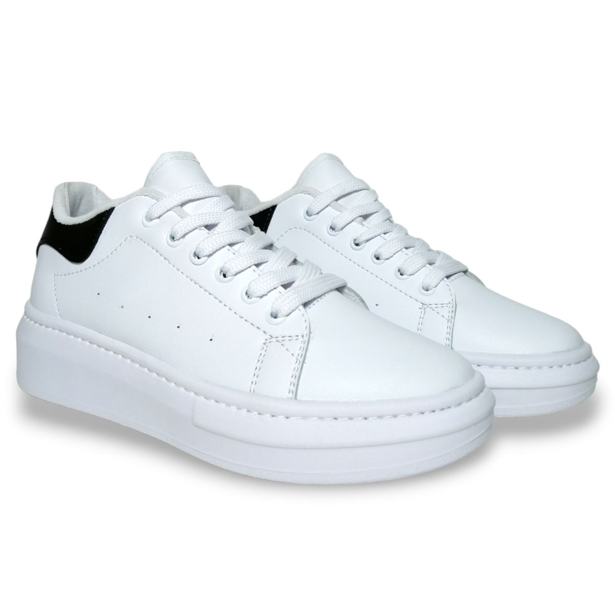 EVEGONZ - Zapatos Unisex Calzado Casual Informal Tenis Blanco