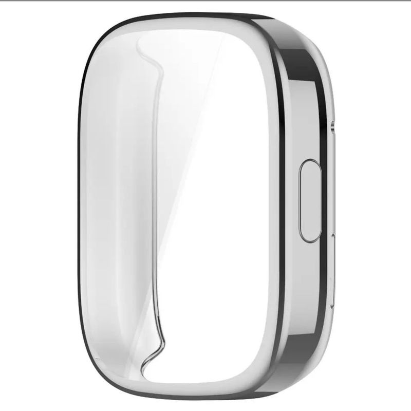 GENERICO - CASE FUNDA PROTECTOR PARA XIAOMI REDMI WATCH 3 PLATEADO
