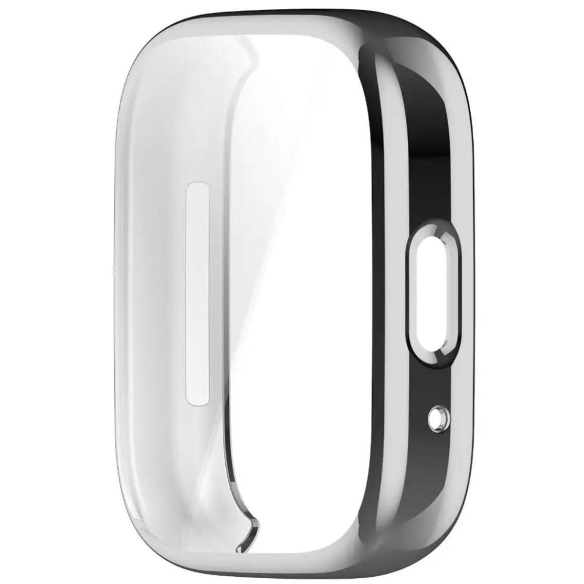 GENERICO - CASE FUNDA PROTECTOR PARA XIAOMI REDMI WATCH 3 ACTIVE PLATEADO