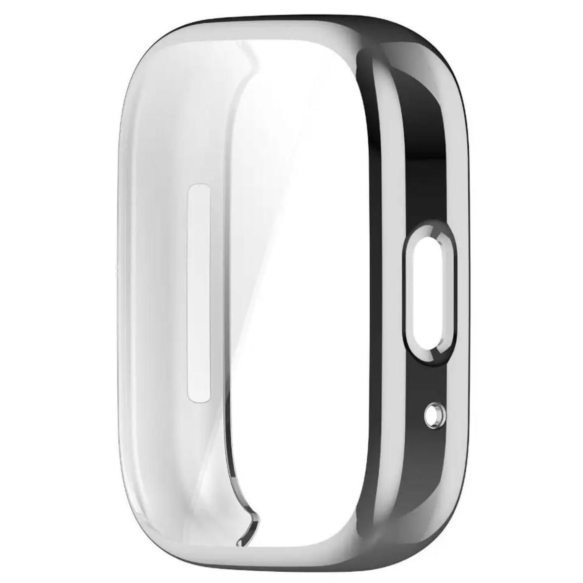 GENERICO - CASE FUNDA PROTECTOR PARA XIAOMI REDMI WATCH 3 ACTIVE PLATEADO