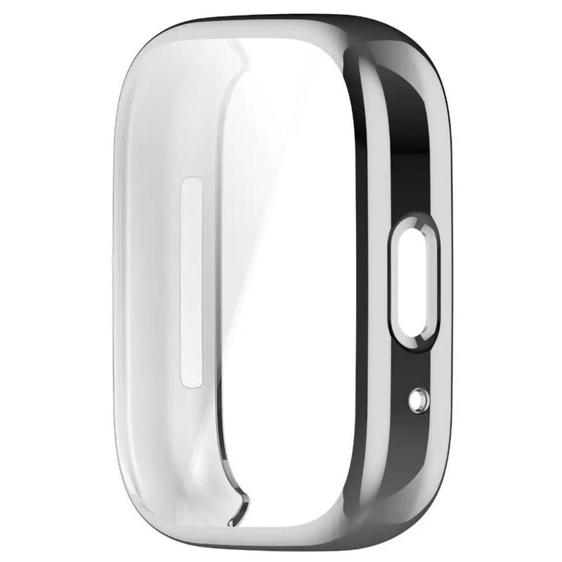 GENERICO - CASE FUNDA PROTECTOR PARA XIAOMI REDMI WATCH 3 ACTIVE PLATEADO