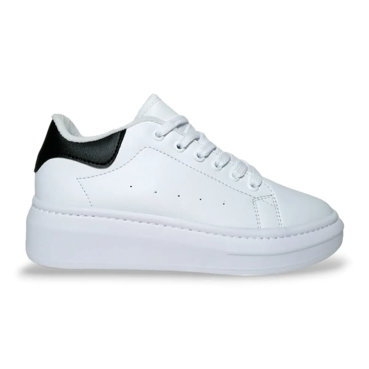 EVEGONZ - Zapato Casual de Hombre Calzado Plano Blanco