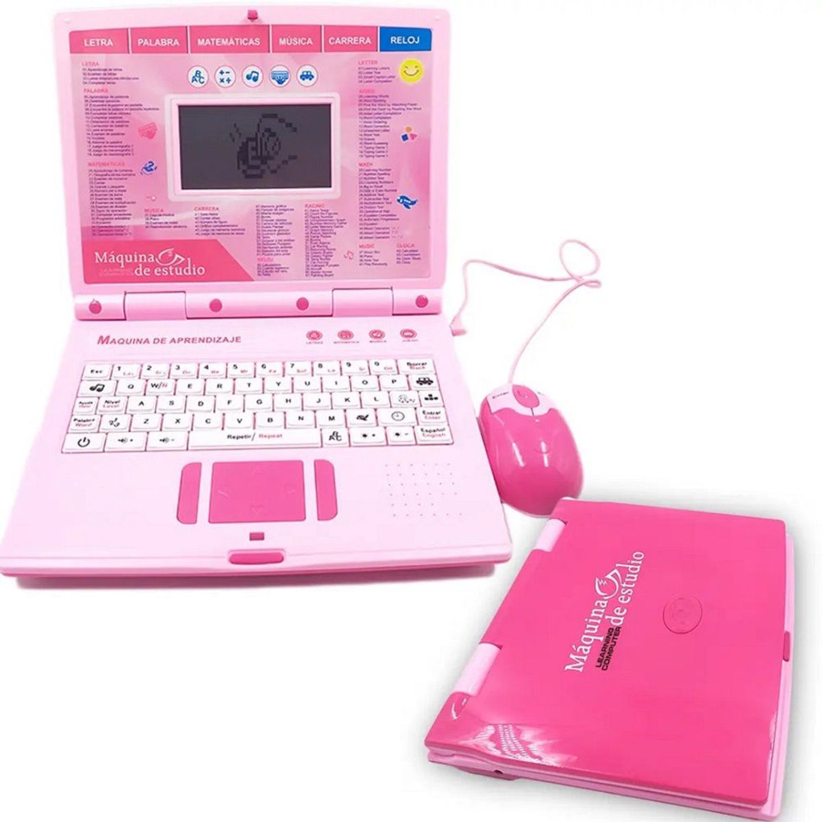 GENERICO - Computador Didáctico Inftantil Juguete 130 Funciones