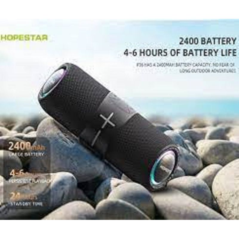 HOPE - Parlante Portátil HOPESTAR ORIGINAL LED  inalámbrico Resiste de Agua