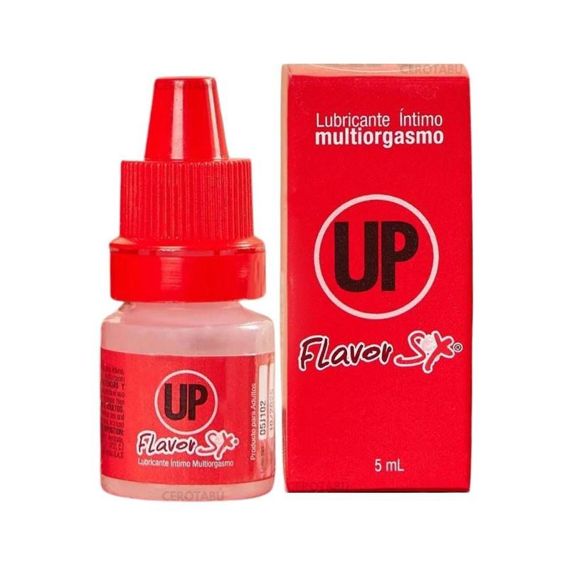 FLAVOR SEX - Lubricante Multiorgasmos Caliente  +Sensibilidad + Placer 5ml