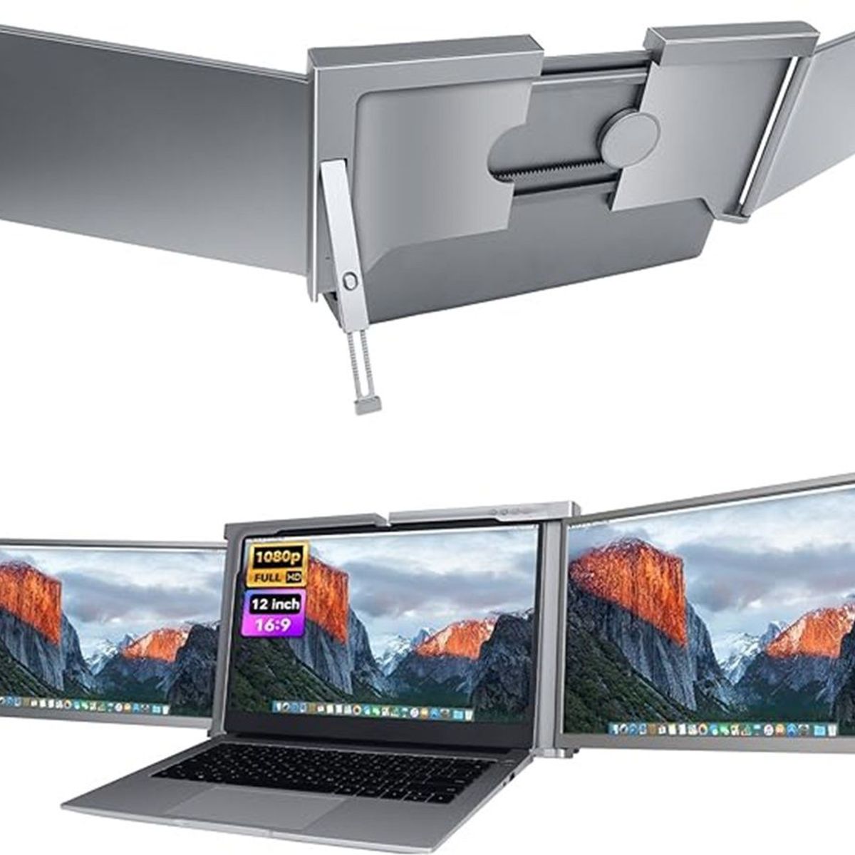 GENERICO - Extensor de pantalla para computadora portátil de 12 HD 1080p