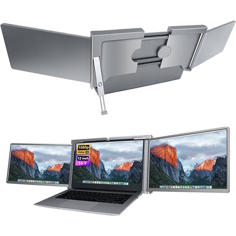 GENERICO - Extensor de pantalla para computadora portátil de 12 HD 1080p