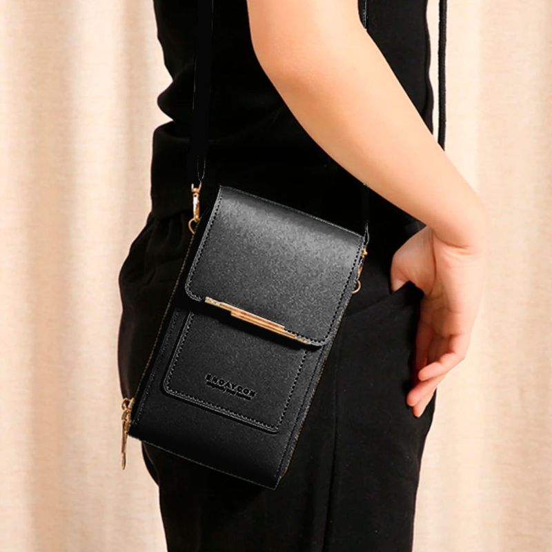 IMPORTADORA MAKA - Bolso Billetera Porta Celular Visor Pantalla Tactil