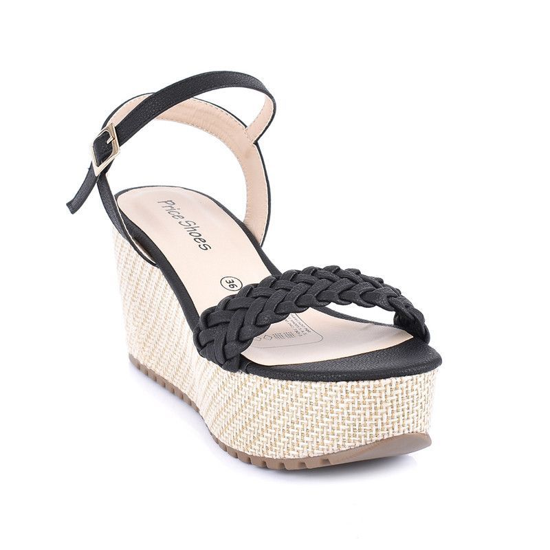PRICE SHOES - Price Shoes Plataforma Moda Mujeres 882ORACIANEGRO