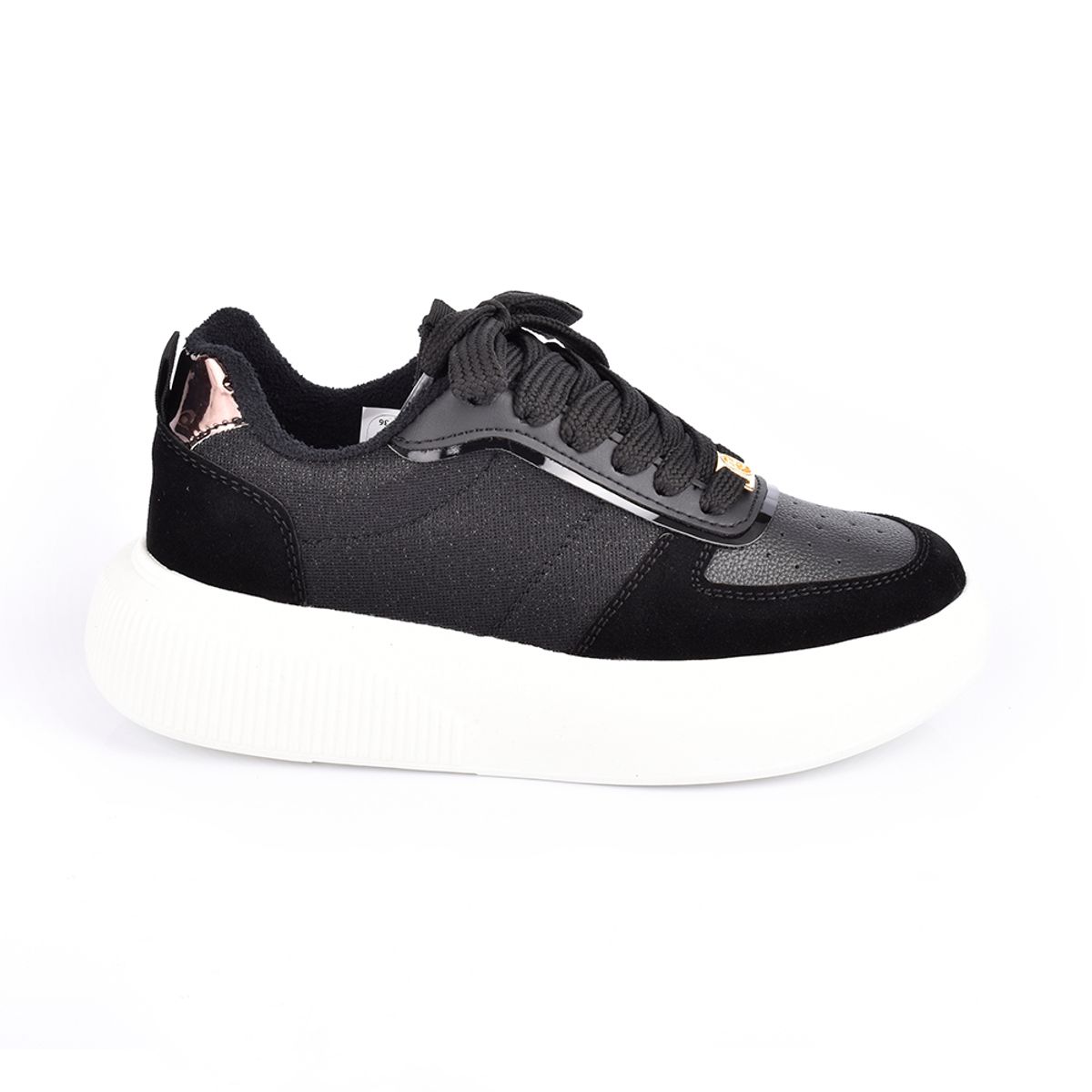 PRICE SHOES - Price Shoes Tenis Moda Mujeres 822562NEGRO