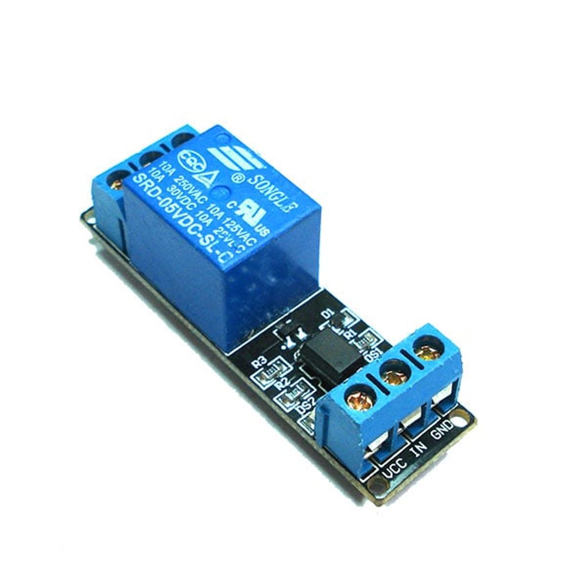 GENERICO - RELEVO DE 5 PINES – 12 VOLTIOS EN PLAQUETA