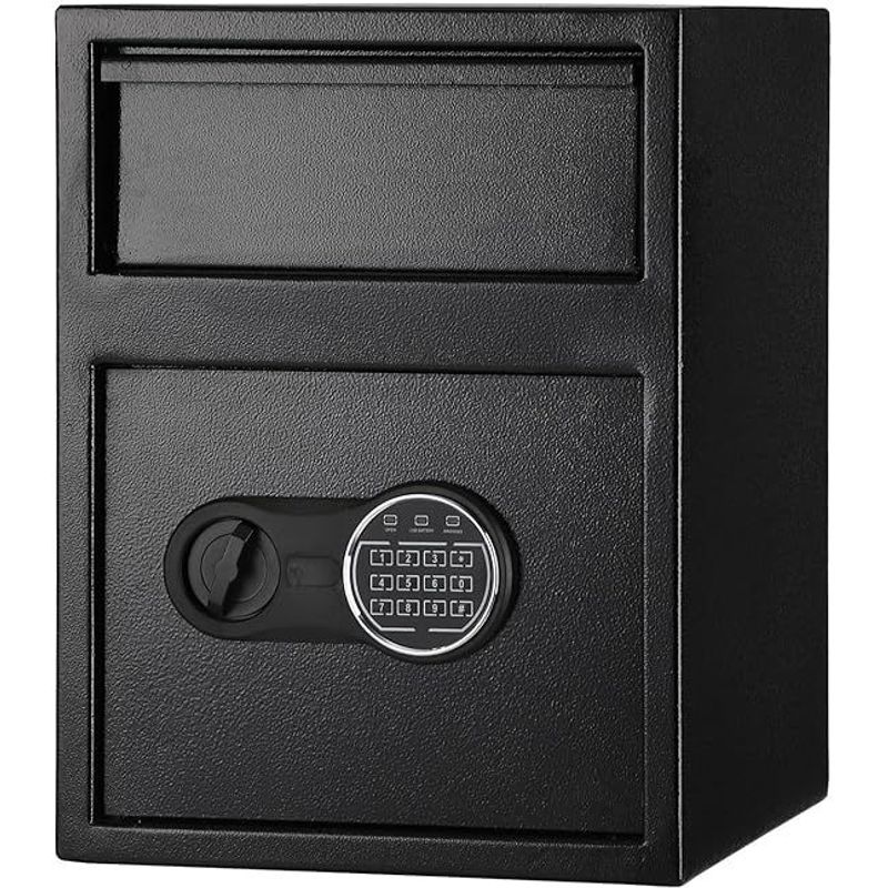 GENERICO - Caja Fuerte De Seguridad Digital Con Buzón - Caja Fuerte Electrónica De Acero