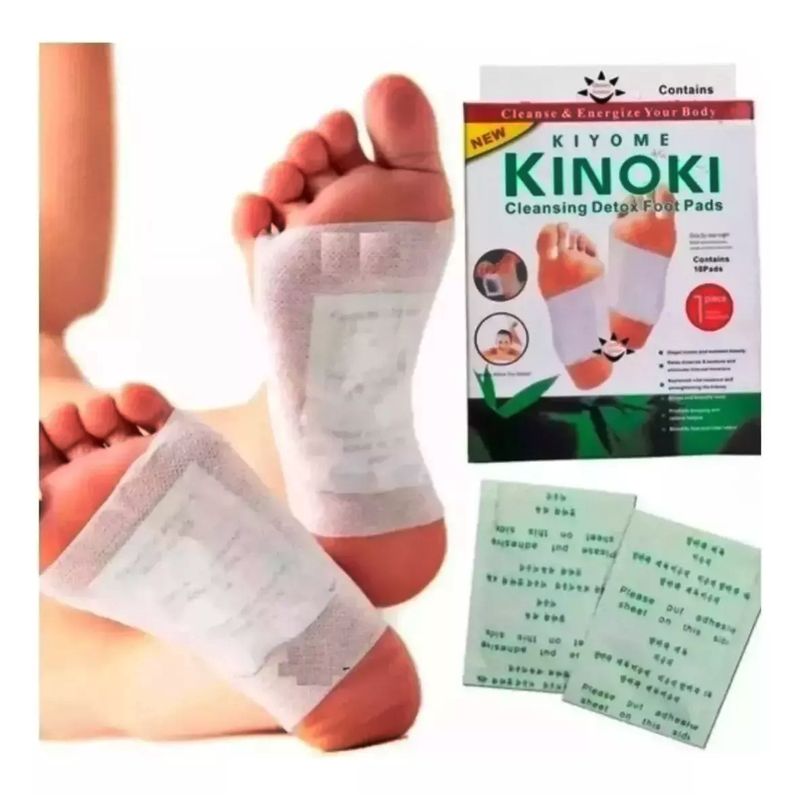 GENERICO - Parches Desintoxicantes X 10 Kinoki Limpiador Pies Toxinas