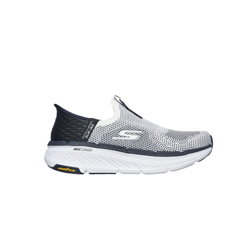 SKECHERS - Tenis Hombre Skechers Max Cushioning - Blanco-Negro