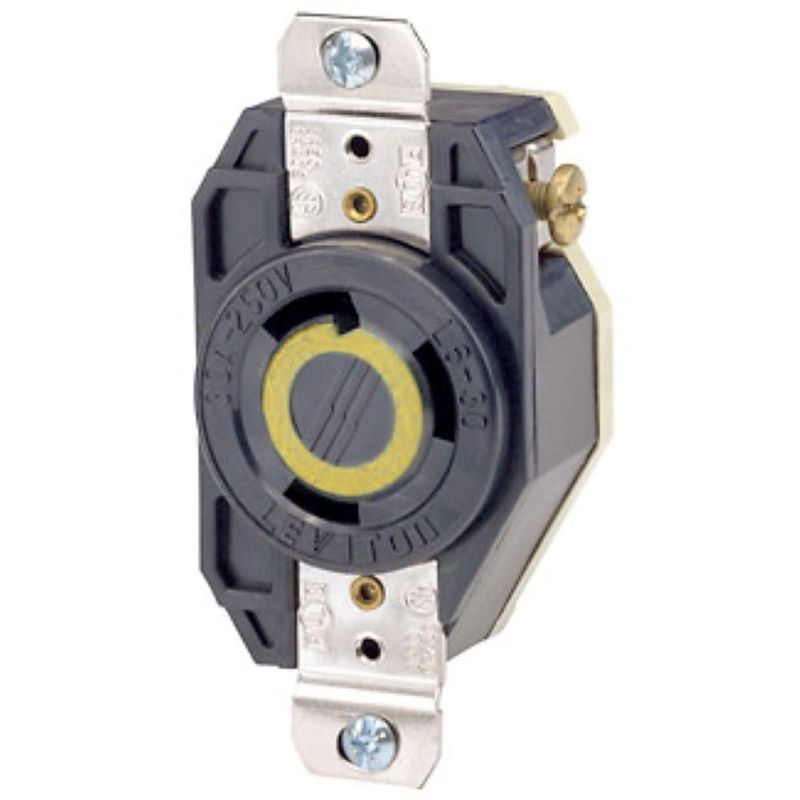 LEVITON - Tomacorriente Incrustar Leviton 30 A, 125 V, 2 P + T