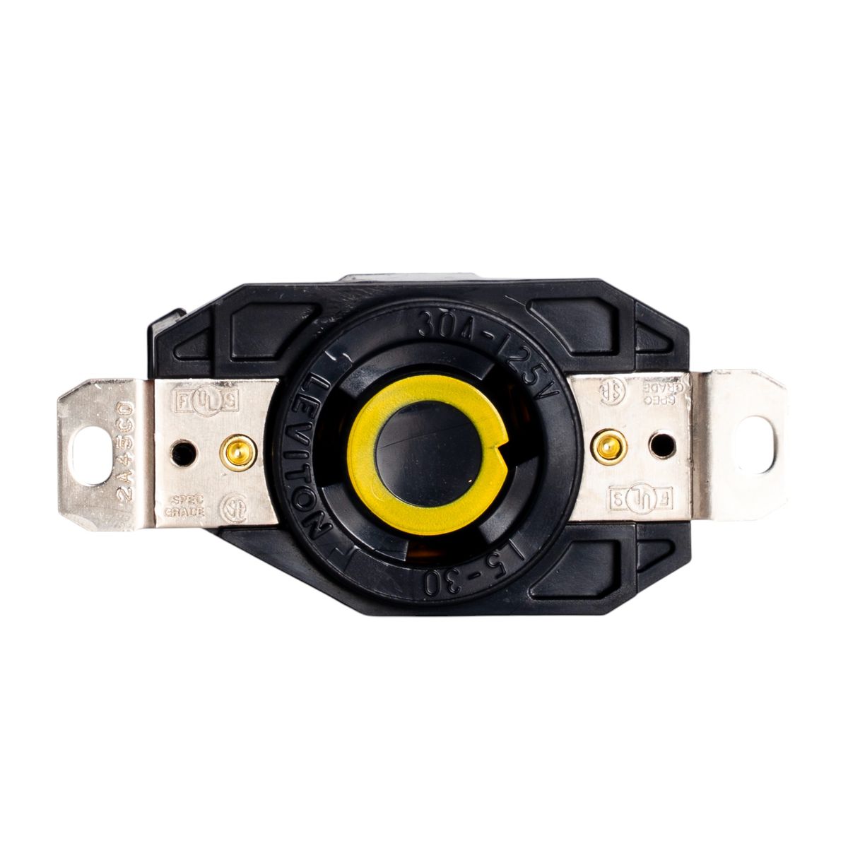 LEVITON - Tomacorriente Incrustar Leviton 30 A, 125 V, 2 P + T