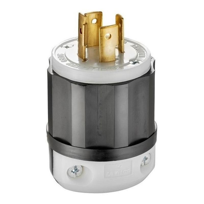 LEVITON - Clavija Media Vuelta Leviton 20 A 125/250 V , 3 P + T